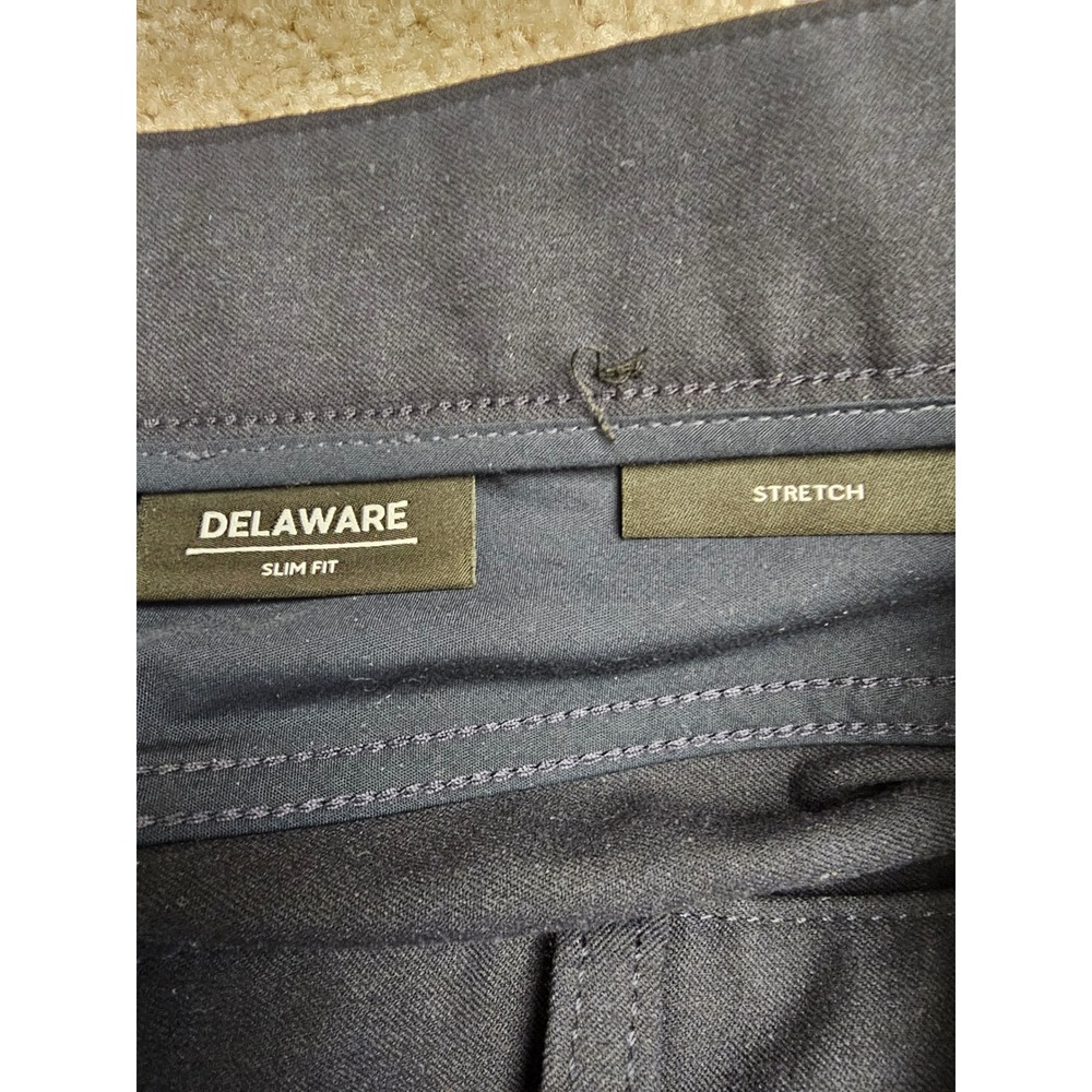 Hugo Boss Delaware Slim Fit Performance Stretch Pants Navy Blue 36/32 50477048 - Picture 5 of 11